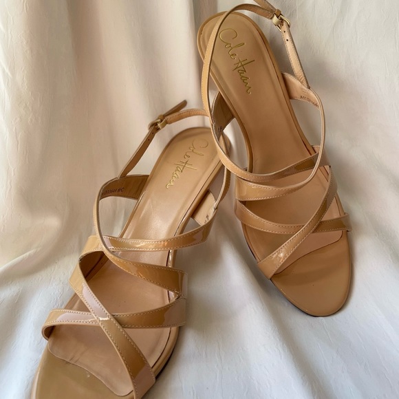 Cole Haan Slingback Heels / Sandals in Beige - Picture 1 of 4